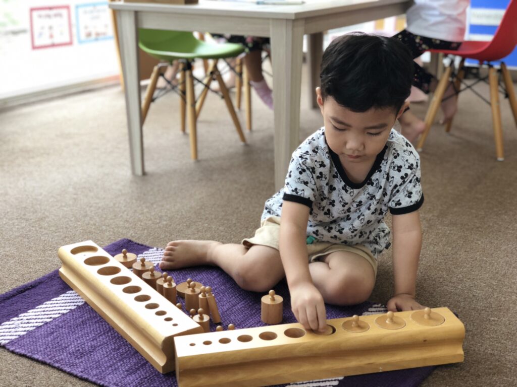 Knobbed-Cylinders-with-2-blocks-montessori-kids-academy-kuala-lumpur