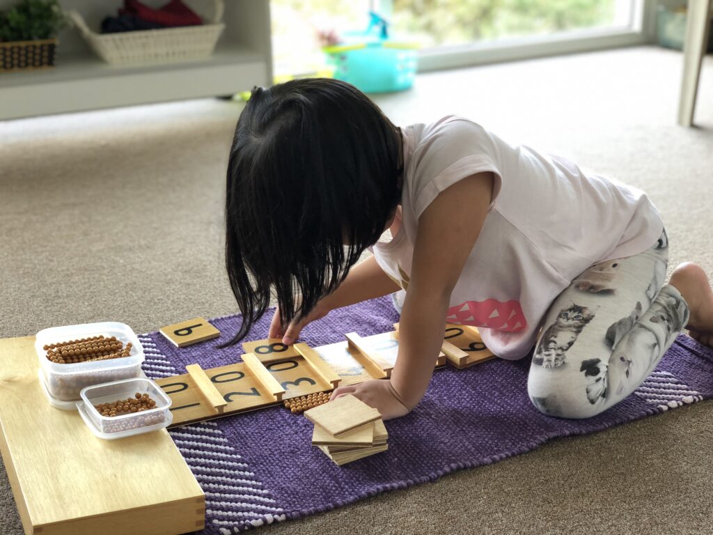 Sequin-Board-golden-beads-montessori-kids-academy-kuala-lumpur