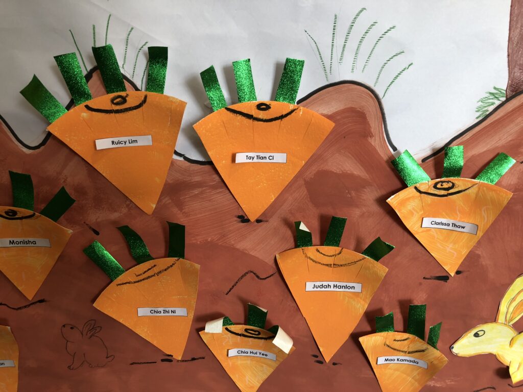 Montessori Kids Academy Carrot Arts Craft